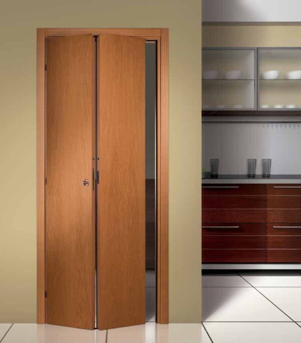 Divisor o puerta plegable en madera (Modelo J2) - Imagen 2