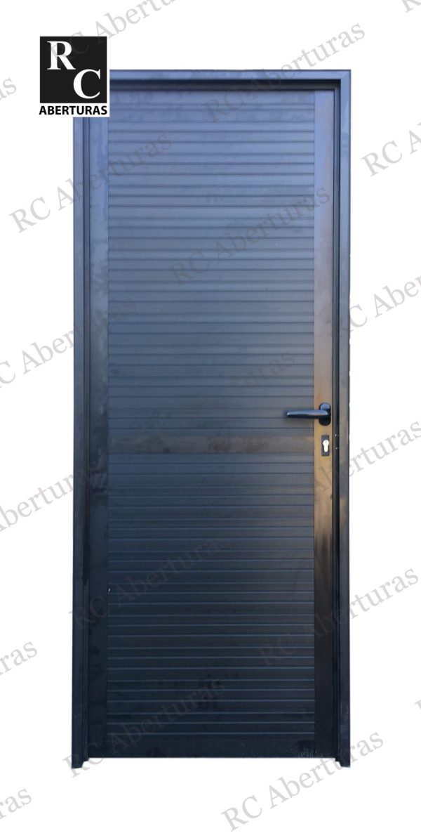 Puerta ciega en aluminio