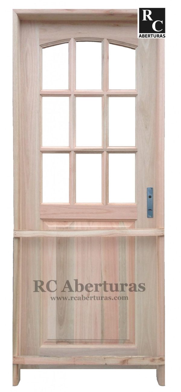 Puerta - Linea Eco (Modelo 9 vidrios Curva o Recta)