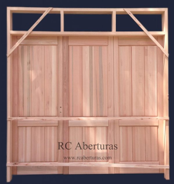 Portones plegables en Madera - Linea Premium