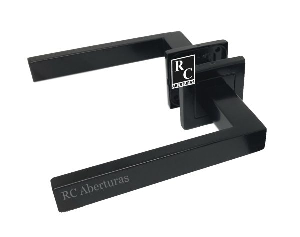 Pestillo Rectangular en Acero inoxidable NEGRO