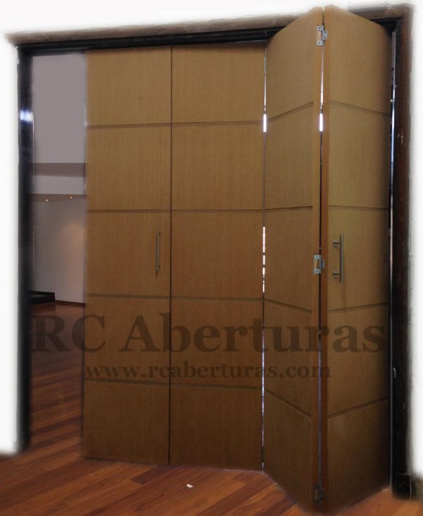 Instalación 4 hojas sistema plegable (Modelo P2- Plegable Max)