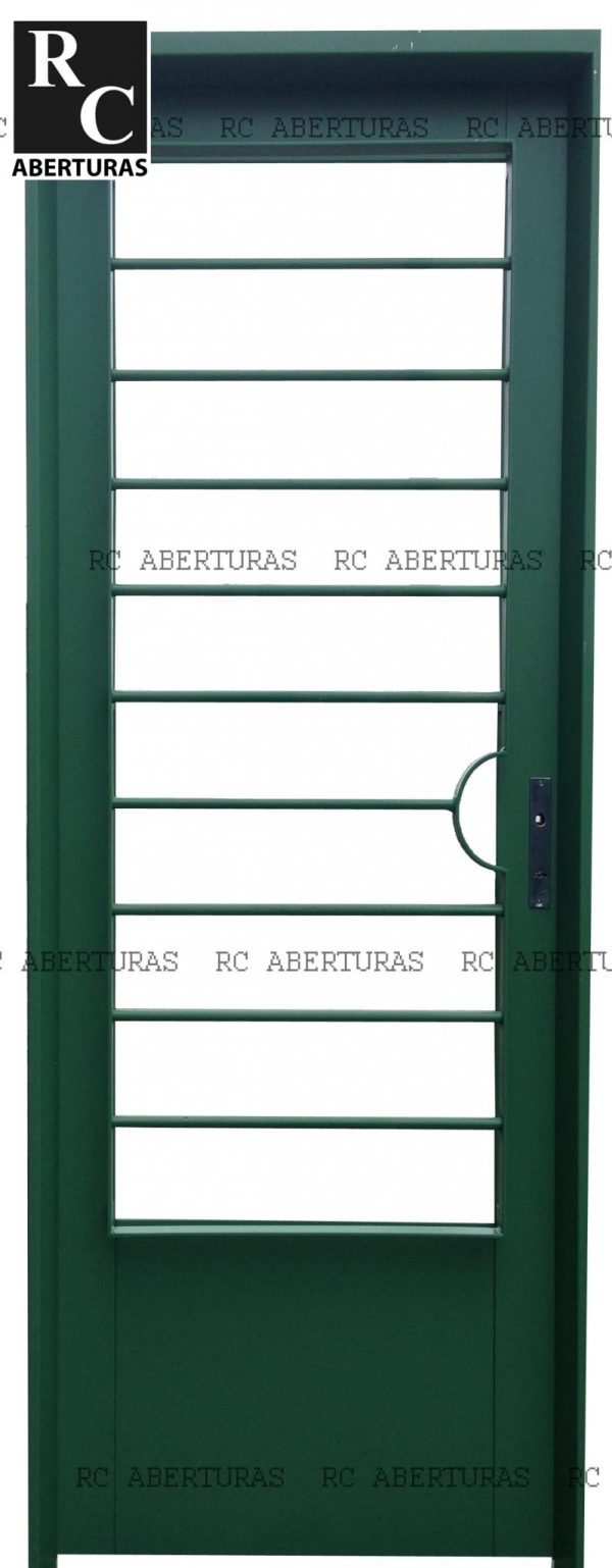 Linea Reforzada - Modelo con zócalo bajo (Reja Horizontal)