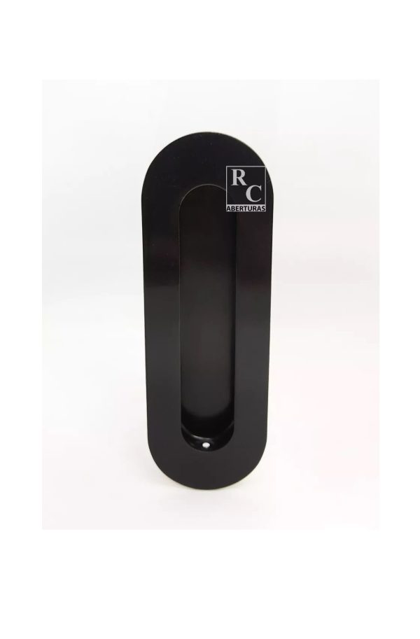 Cubeta Oval de Embutir color Negro 12 cm