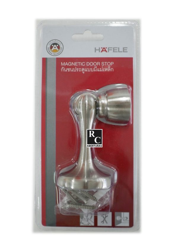 Tope de puerta para piso o pared Acero Inoxidable HAFELE - Imagen 2