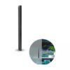 Tirador Slim Gris de 15 cm con adhesivo - Imagen 2