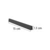 Tirador Slim Gris de 15 cm con adhesivo - Imagen 3